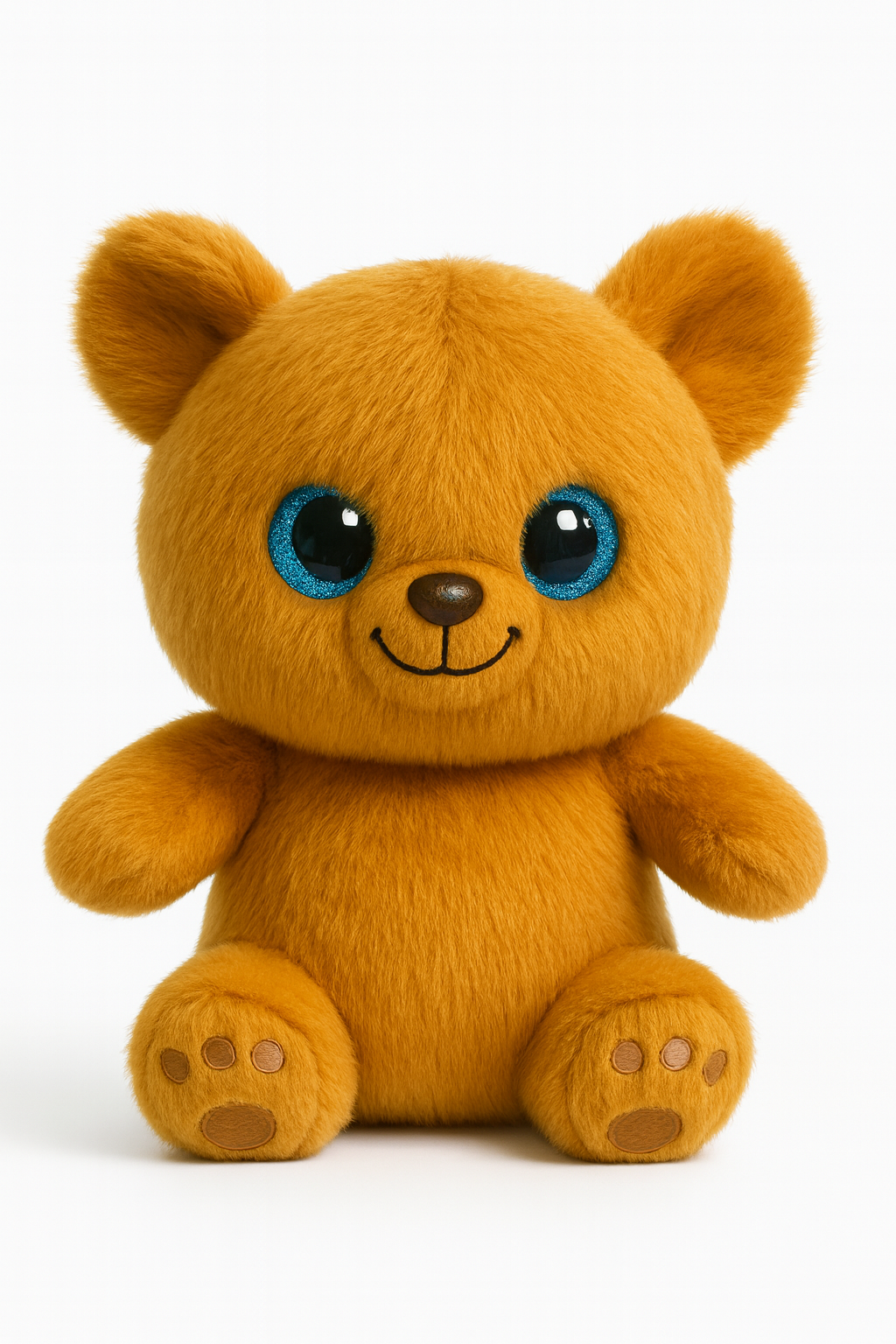 Yuumiu Bear Elf AI emotional companion plush bear front view